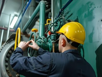 mechanic-with-hardhat-examining-valves-large-boiler_124507-278036